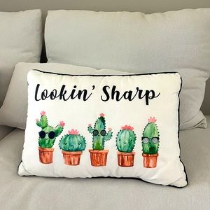 Adorable Cactus Decorative Throw Pillow
